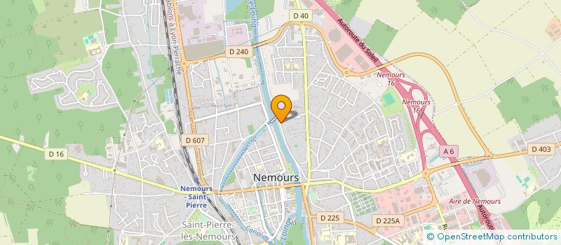 localisation de l'entreprise MONSIEUR BERNARD CHEREL  NEMOURS