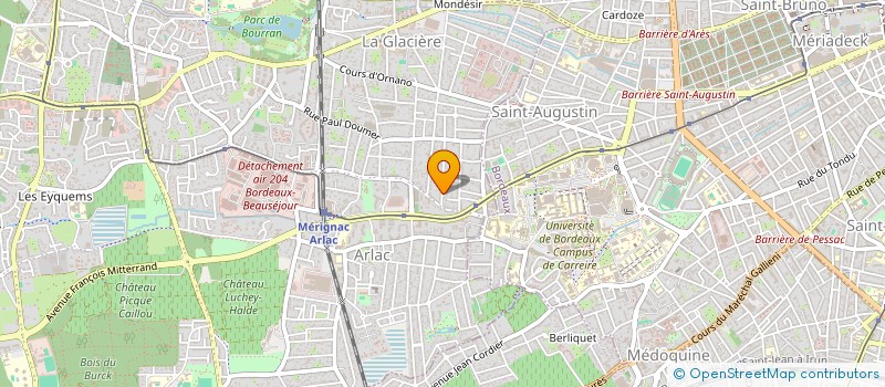 localisation de l'entreprise MONSIEUR BERNARD CHERER  MERIGNAC