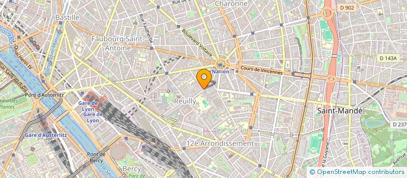 localisation de l'entreprise MONSIEUR BERNARD CHERON à PARIS
