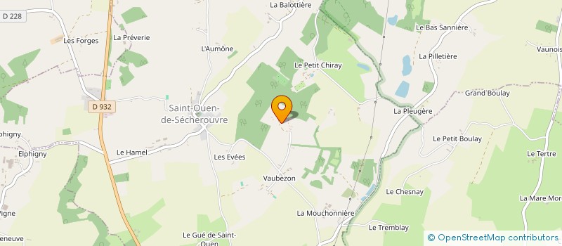 localisation de l'entreprise MONSIEUR BERNARD CHESNAY à BAZOCHES-SUR-HOENE