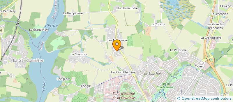 localisation de l'entreprise MONSIEUR BERNARD CHESNEAU  CARQUEFOU