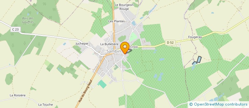 localisation de l'entreprise MONSIEUR BERNARD CHESNEAU  SAMBIN