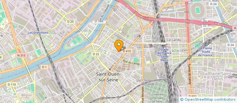 localisation de l'entreprise MONSIEUR BERNARD CHEVALIER à SAINT-OUEN-SUR-SEINE
