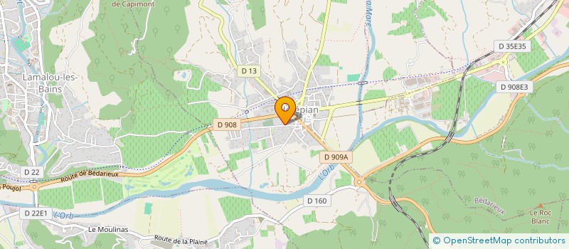 localisation de l'entreprise MONSIEUR BERNARD CHEVALIER  HEREPIAN