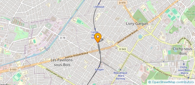 localisation de l'entreprise MONSIEUR BERNARD CHEVALIER  LIVRY-GARGAN