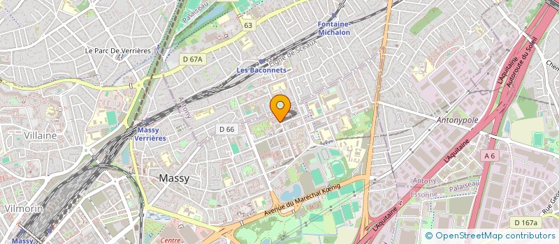 localisation de l'entreprise MONSIEUR BERNARD CHEVALIER  MASSY