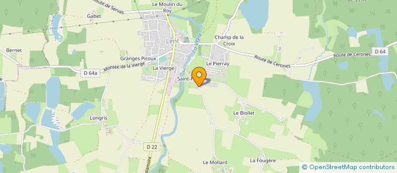 localisation de l'entreprise MONSIEUR BERNARD CHEVALLIER à MARLIEUX