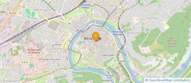 localisation de l'entreprise MONSIEUR BERNARD CHEVASSUS à BESANCON