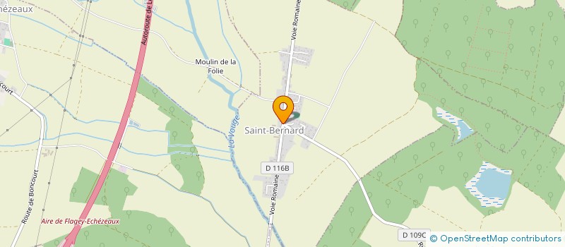 localisation de l'entreprise MONSIEUR BERNARD CHEVILLON  CORGOLOIN