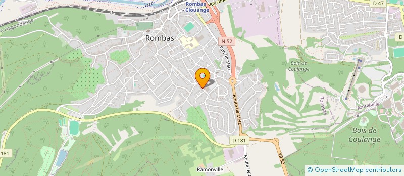 localisation de l'entreprise MONSIEUR BERNARD CHEVREUX  ROMBAS