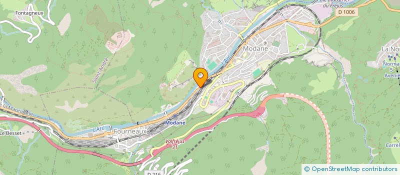 localisation de l'entreprise MONSIEUR BERNARD CHIALE à MODANE