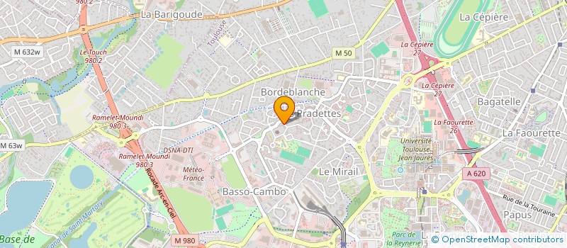 localisation de l'entreprise MONSIEUR BERNARD CHOSSON à TOULOUSE