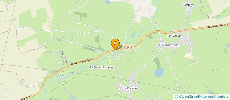 localisation de l'entreprise MONSIEUR BERNARD CIDERE  COULANDON