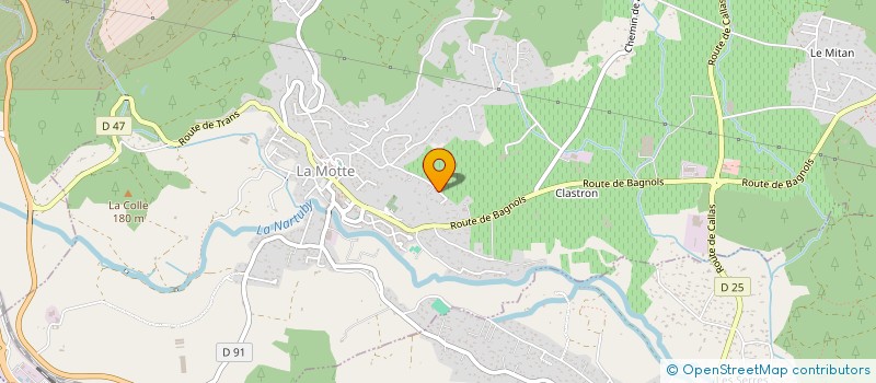 localisation de l'entreprise MONSIEUR BERNARD CIGARINI à LA MOTTE