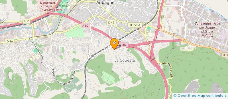 localisation de l'entreprise MONSIEUR BERNARD CIRIBILLI à AUBAGNE