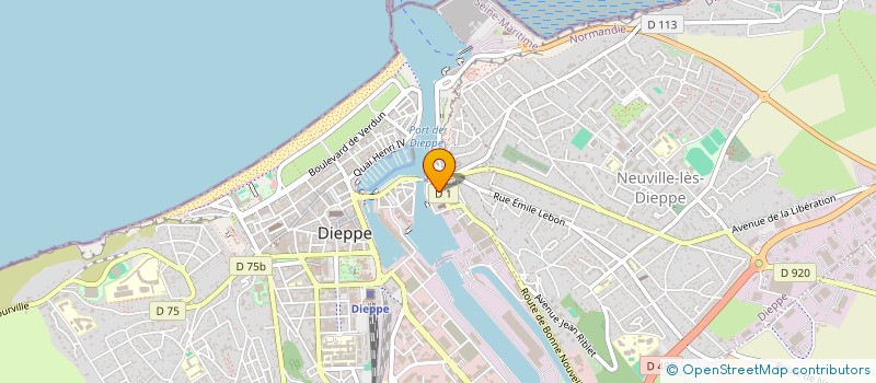 localisation de l'entreprise MONSIEUR BERNARD CLARISSE à DIEPPE