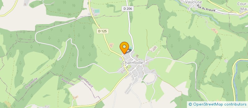 localisation de l'entreprise MONSIEUR BERNARD CLAUDE  CHARMOILLE