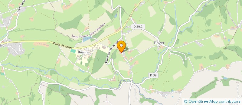 localisation de l'entreprise MONSIEUR BERNARD CLEMENCIN  BOYER