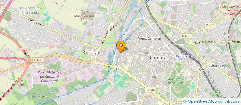 localisation de l'entreprise MONSIEUR BERNARD CLISSON à CAMBRAI