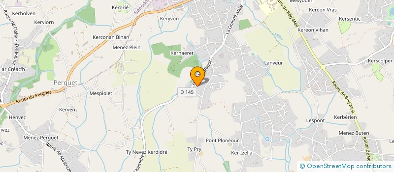 localisation de l'entreprise MONSIEUR BERNARD COCARD  FOUESNANT