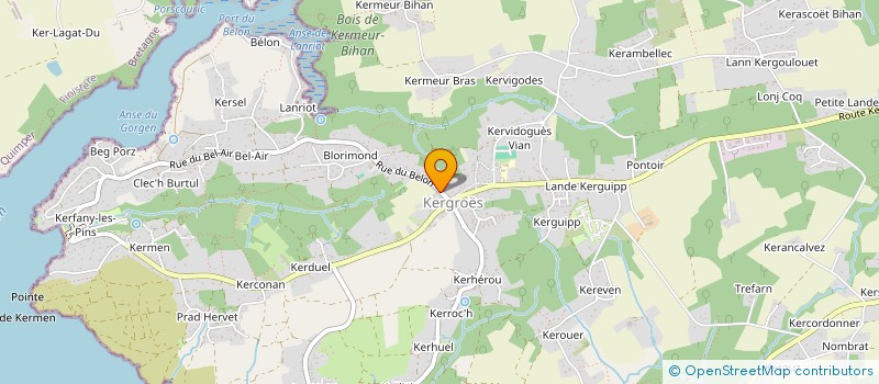 localisation de l'entreprise MONSIEUR BERNARD COHEN  MOELAN-SUR-MER