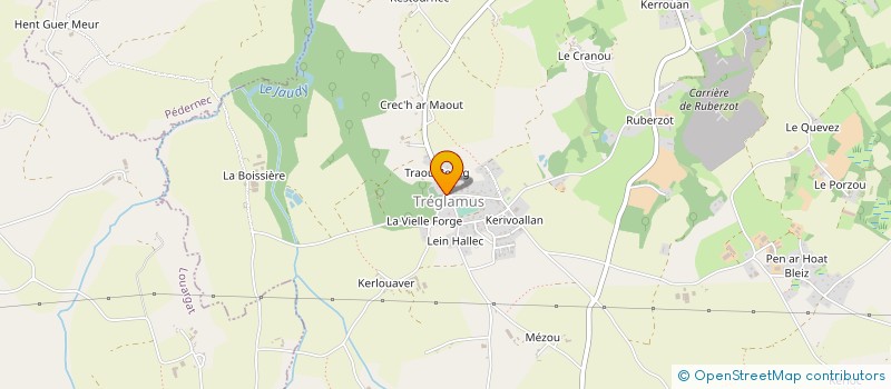 localisation de l'entreprise MONSIEUR BERNARD COLAS  PEDERNEC