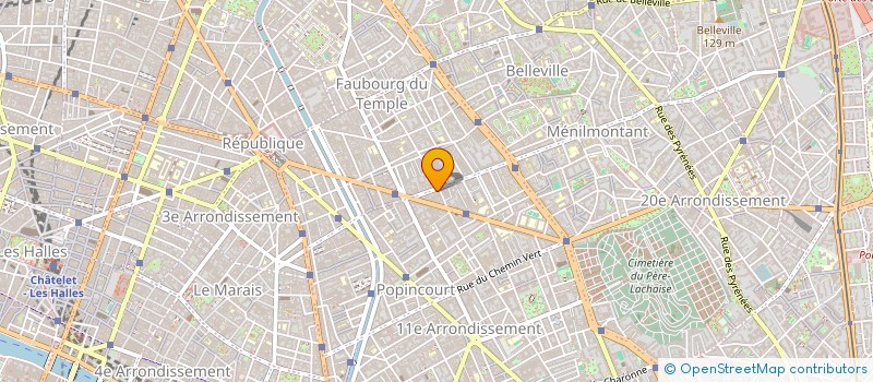 localisation de l'entreprise MONSIEUR BERNARD COLINEAU  PARIS