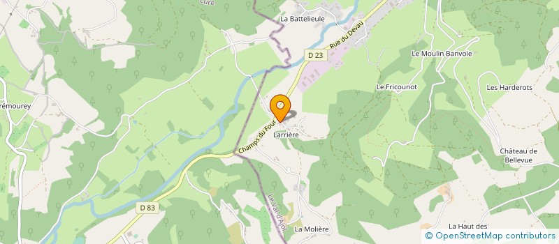 localisation de l'entreprise MONSIEUR BERNARD COLLE à LE VAL-D'AJOL