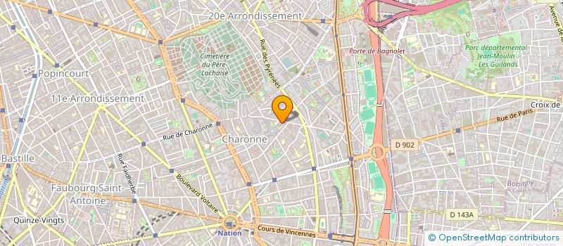 localisation de l'entreprise MONSIEUR BERNARD COLLET  PARIS