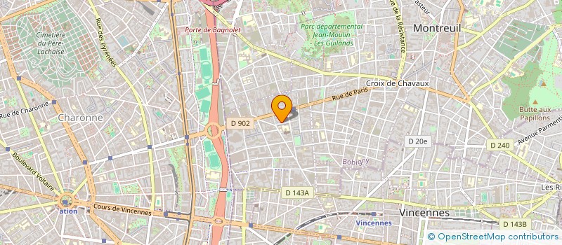 localisation de l'entreprise MONSIEUR BERNARD COLLET à MONTREUIL