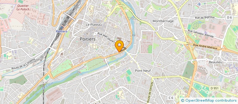 localisation de l'entreprise MONSIEUR BERNARD COLLINOT à POITIERS