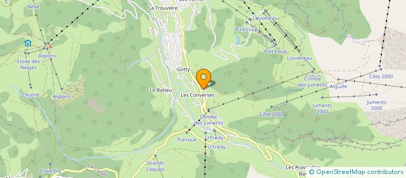 localisation de l'entreprise MONSIEUR BERNARD COLLOMB-GROS à LA CLUSAZ
