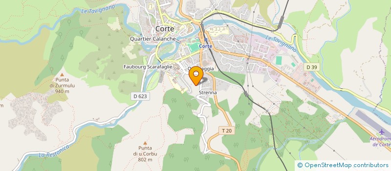 localisation de l'entreprise MONSIEUR BERNARD COLOMBANI à CORTE