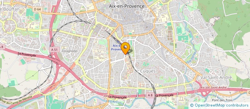 localisation de l'entreprise MONSIEUR BERNARD COLPIN à AIX-EN-PROVENCE