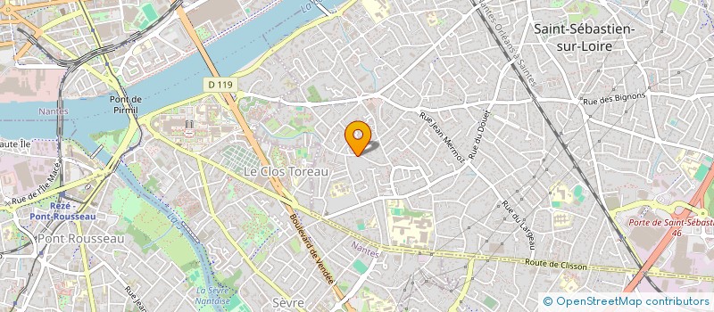 localisation de l'entreprise MONSIEUR BERNARD COMMINGES à SAINT-SEBASTIEN-SUR-LOIRE