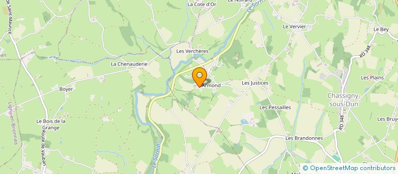 localisation de l'entreprise MONSIEUR BERNARD COMTE à CHASSIGNY-SOUS-DUN