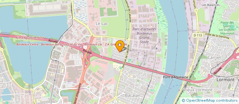 localisation de l'entreprise MONSIEUR BERNARD CONDAT à BORDEAUX