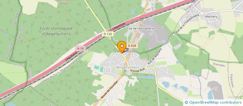 localisation de l'entreprise MONSIEUR BERNARD CONTOUX  ANGERVILLIERS