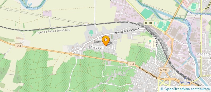 localisation de l'entreprise MONSIEUR BERNARD COPREAU  MARDEUIL