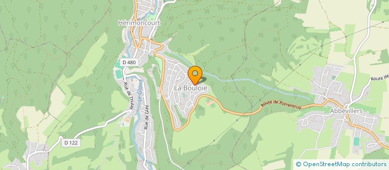 localisation de l'entreprise MONSIEUR BERNARD CORBERAND  HERIMONCOURT