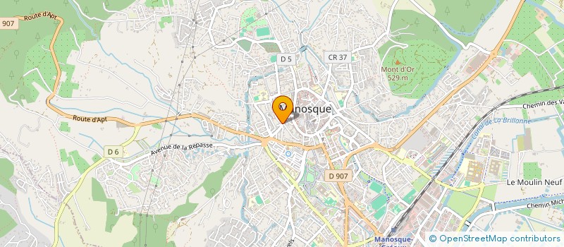 localisation de l'entreprise MONSIEUR BERNARD CORTESI à MANOSQUE