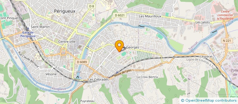 localisation de l'entreprise MONSIEUR BERNARD COSTE  PERIGUEUX