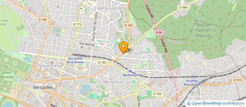 localisation de l'entreprise MONSIEUR BERNARD COSTEAU à VERSAILLES