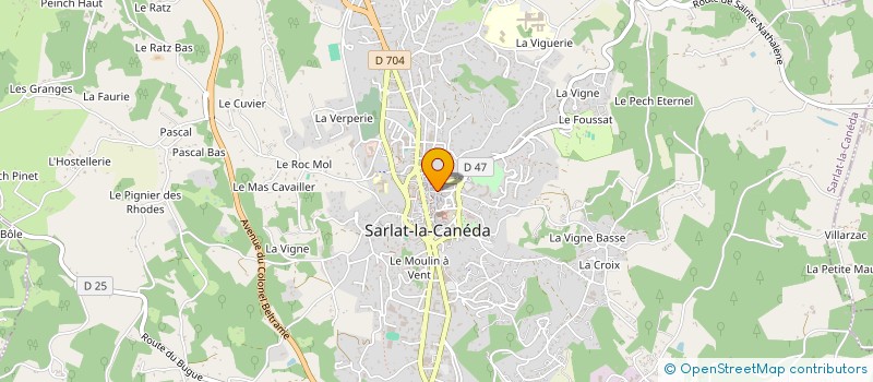 localisation de l'entreprise MONSIEUR BERNARD COTTUS à SARLAT-LA-CANEDA