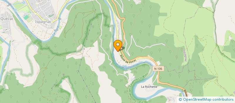 localisation de l'entreprise MONSIEUR BERNARD COUDERC  ISPAGNAC