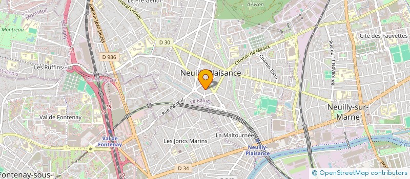 localisation de l'entreprise MONSIEUR BERNARD COUDERC à NEUILLY-PLAISANCE