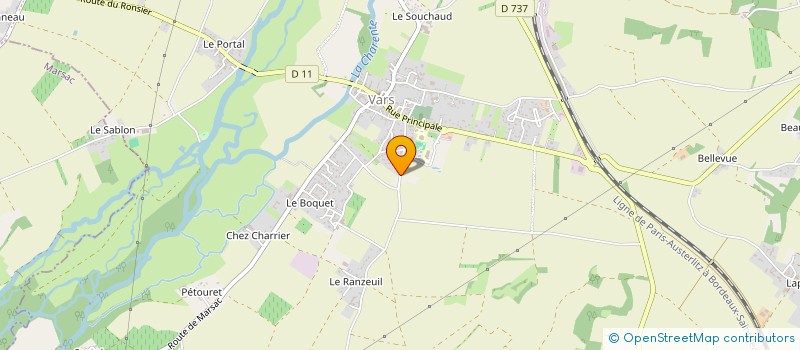 localisation de l'entreprise MONSIEUR BERNARD COULAMY  VARS