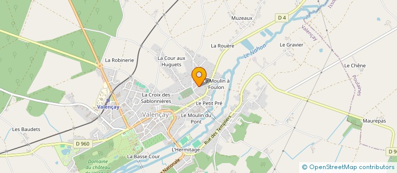 localisation de l'entreprise MONSIEUR BERNARD COULON à VALENCAY