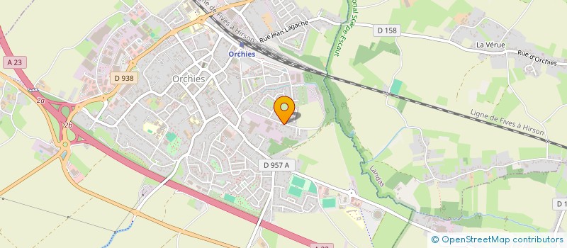 localisation de l'entreprise MONSIEUR BERNARD COULON  ORCHIES