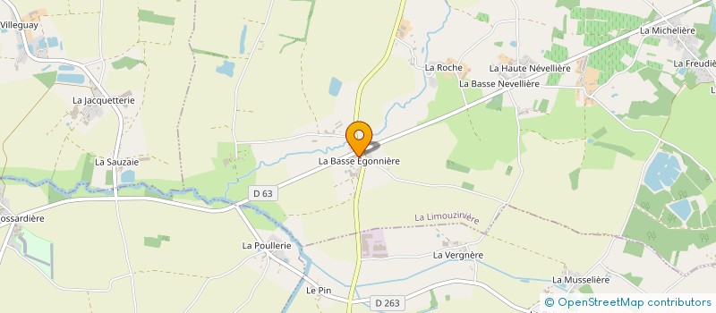 localisation de l'entreprise MONSIEUR BERNARD COULY  LA LIMOUZINIERE